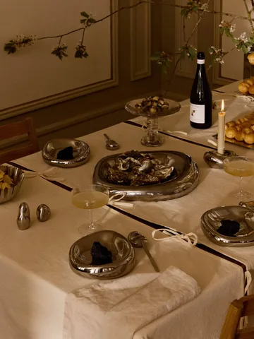 Bellure candleholder - Silver - Ferm Living