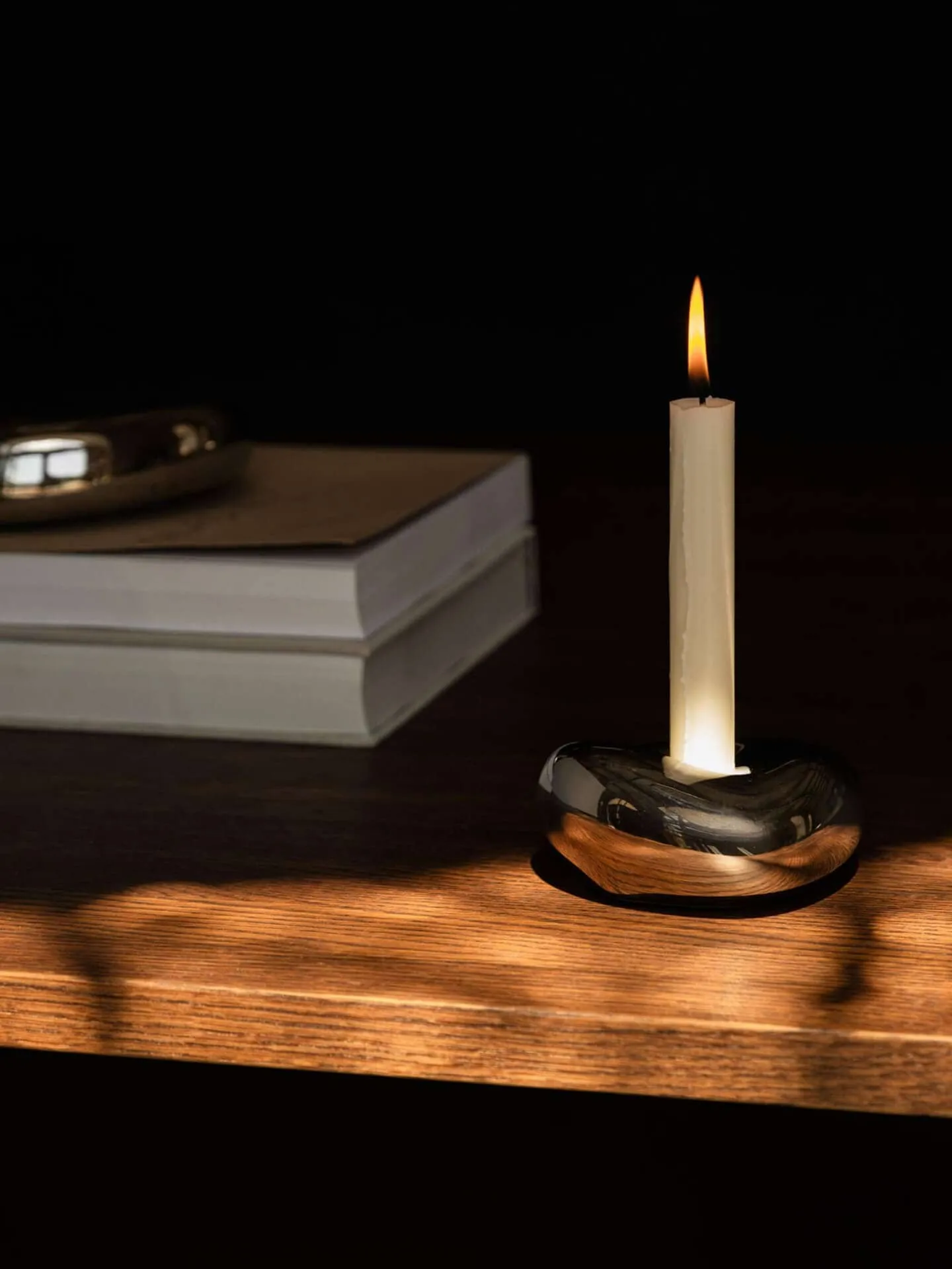 Bellure candleholder, Silver Ferm Living