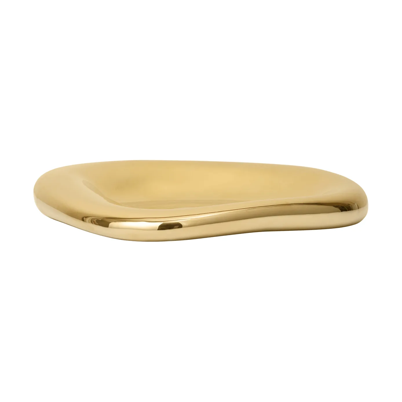 Bellure centrepiece decorative bowl Ø35 cm, brass finish Ferm Living