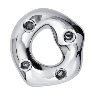 Bellure ring candleholder - Silver - Ferm Living