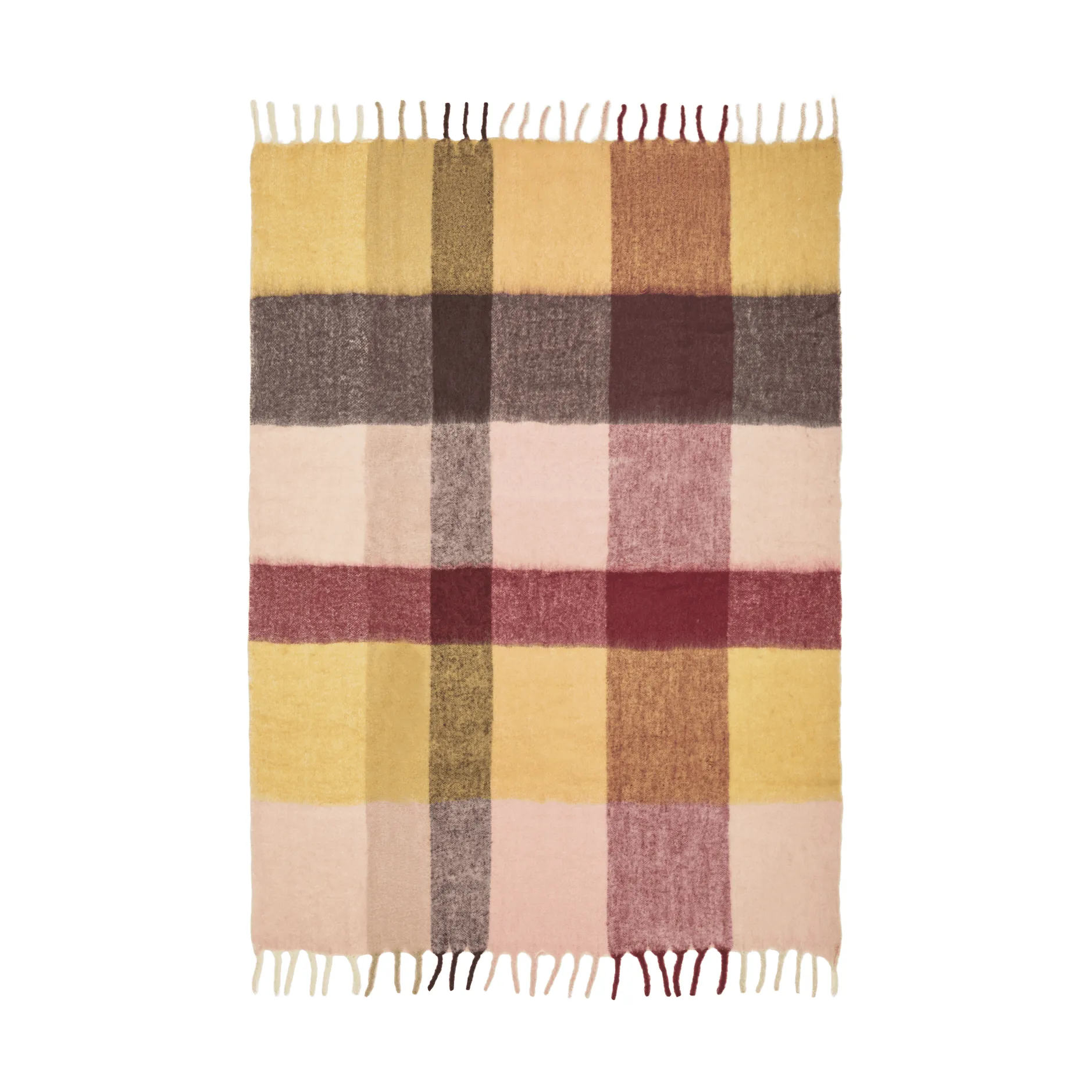 Blur mohair throw, Butter-pale rose, 130x170 cm Ferm Living