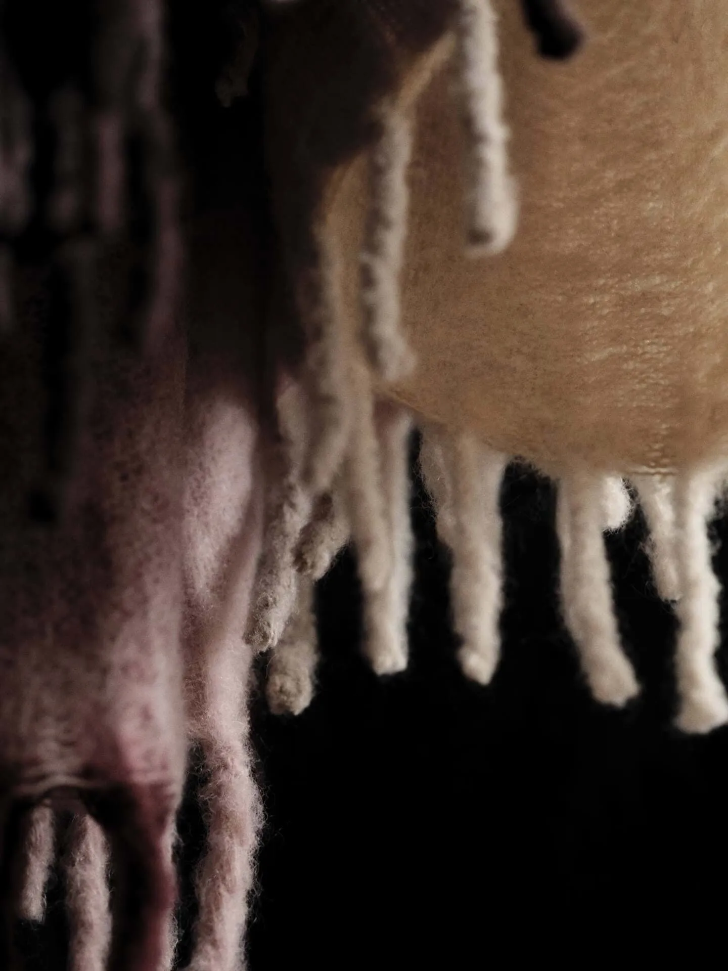 Blur mohair throw, Butter-pale rose, 130x170 cm Ferm Living
