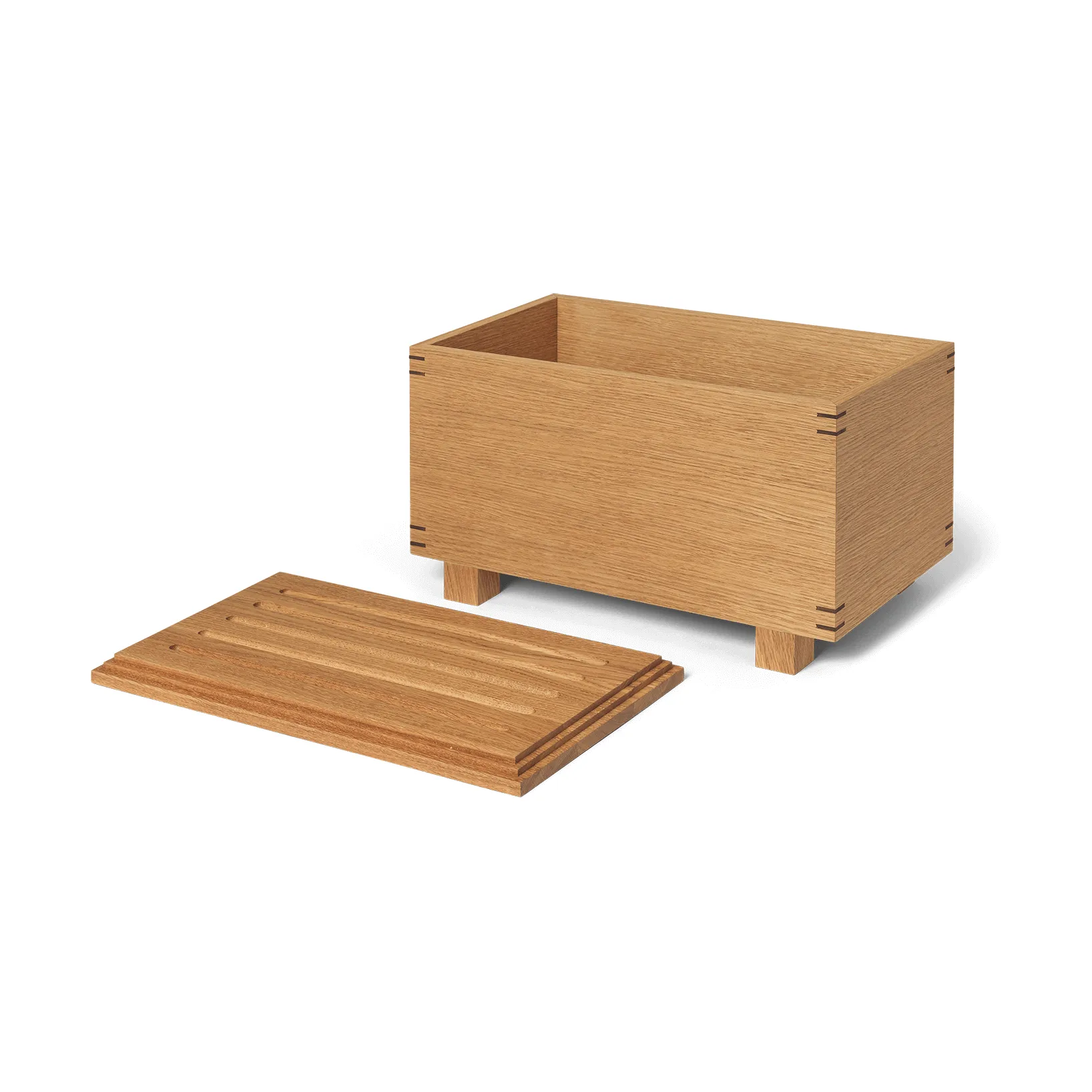 Bon wooden box 19x35 cm, Oiled oak Ferm Living