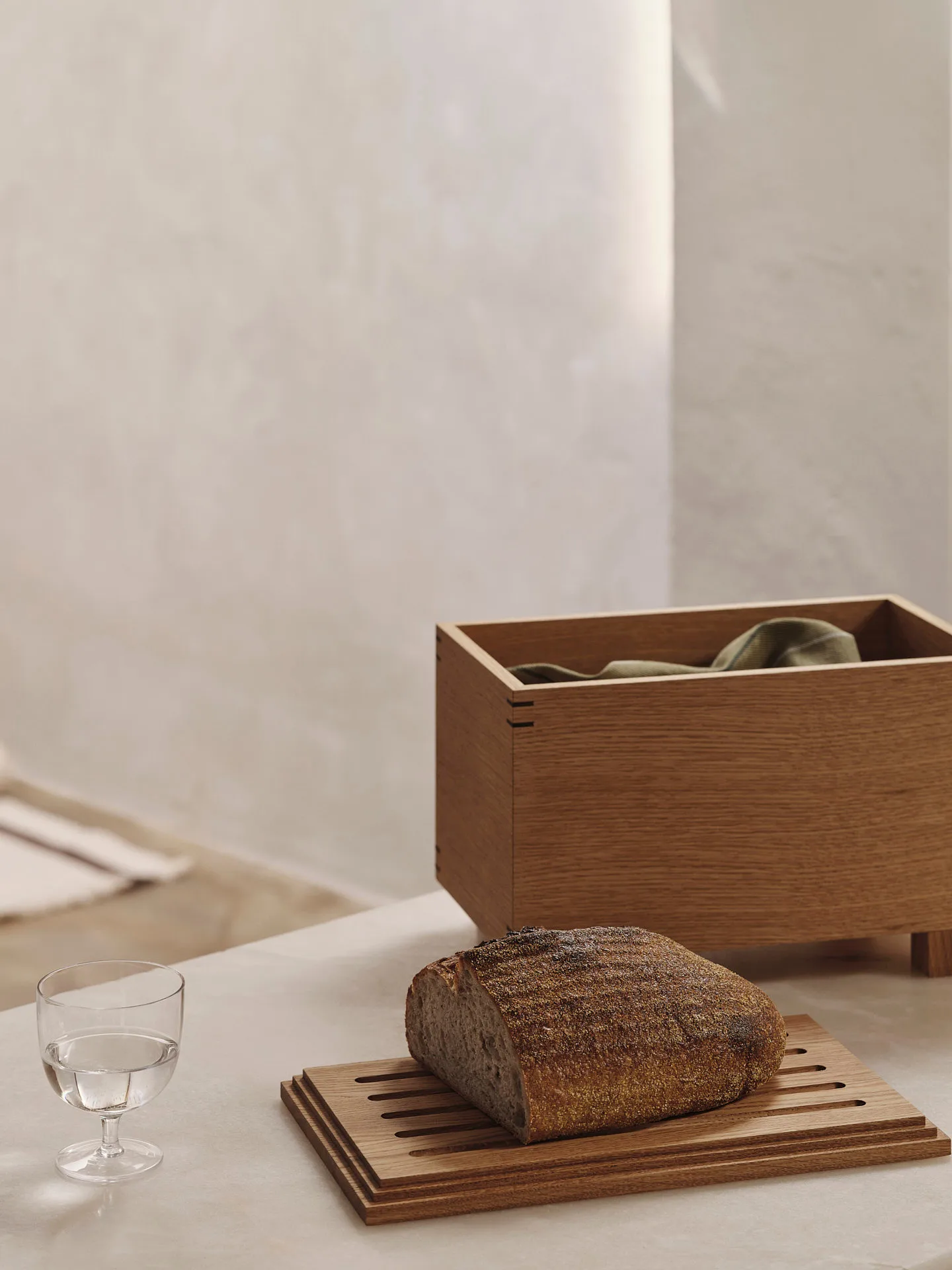 Bon wooden box 19x35 cm, Oiled oak Ferm Living