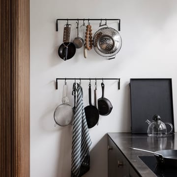 Bon wooden tray large - black-stained oak - Ferm Living