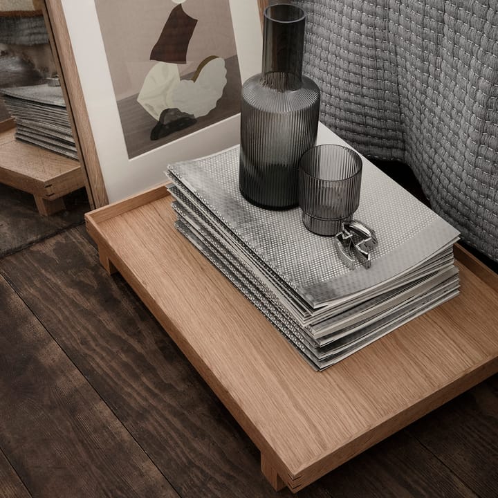 Bon wooden tray large, oak Ferm Living