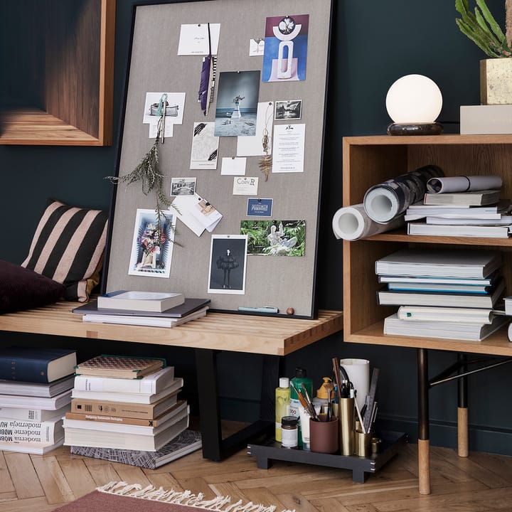 Bon wooden tray small, black-stained oak Ferm Living