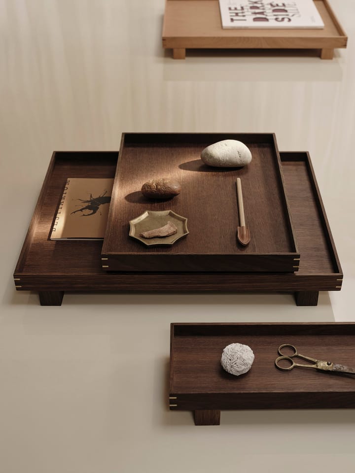 Bon wooden tray X small, Smoked oak Ferm Living