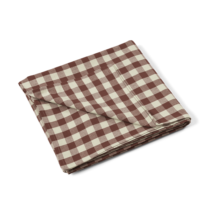 Bothy check table cloth 150x240 cm, Cinnamon-grey green Ferm Living