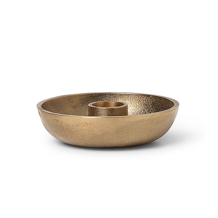 Bowl candle sticks Ø10 cm, brass Ferm Living