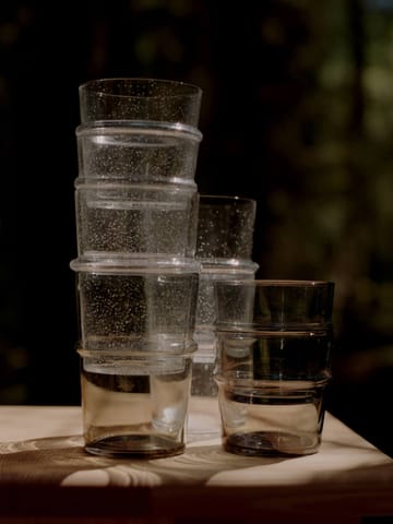 Boya drinking glass low 30 cl 2-pack - Smoked Grey - Ferm Living
