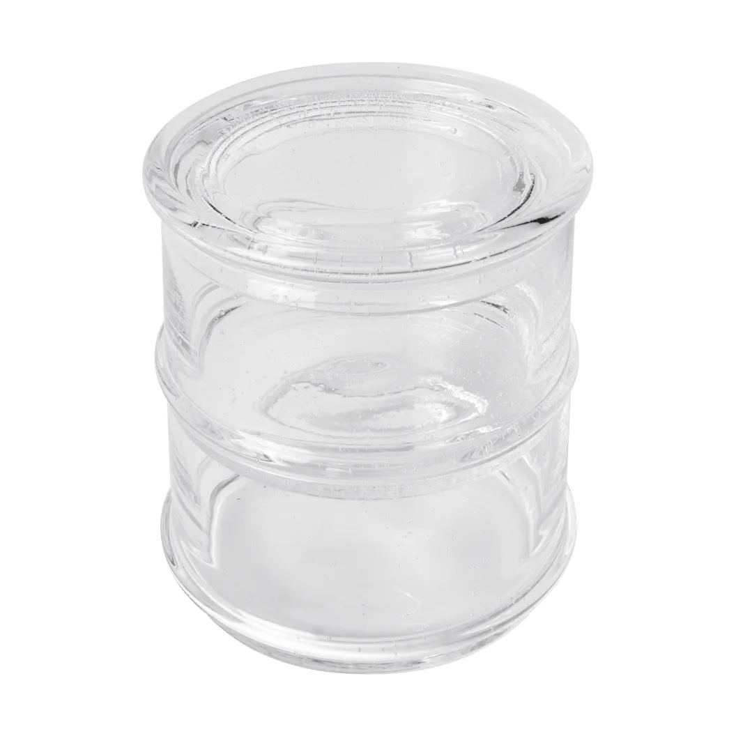 Boya stackable jars, 2 pieces, Clear Ferm Living