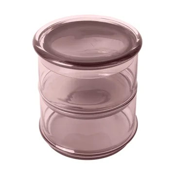 Boya stackable jars - 2 pieces, mauve - Ferm Living