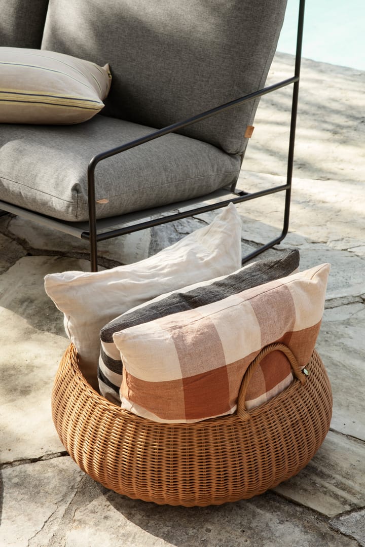 Braided basket - low, Natural Ferm Living