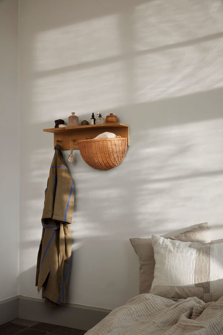Braided wall basket 2-pack, Natural Ferm Living