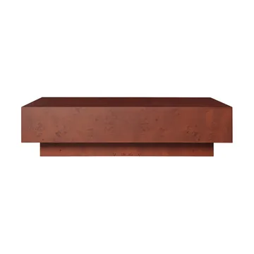 Burl coffee table 70x117x30 cm - Dark stained - Ferm Living