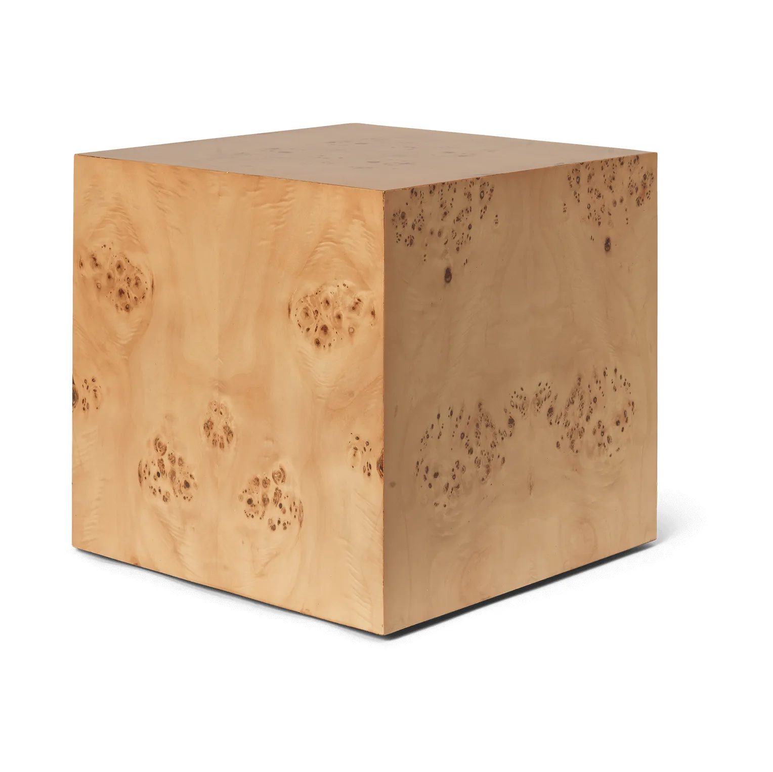 Burl Cube side table 40x40 cm, Natural Ferm Living