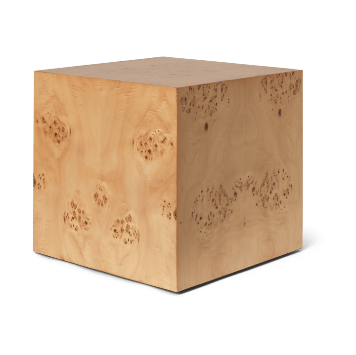 Burl Cube side table 40x40 cm - Natural - Ferm Living