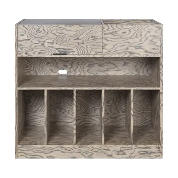 Cabri media cabinet - Grey, 86x45x81 cm - Ferm Living