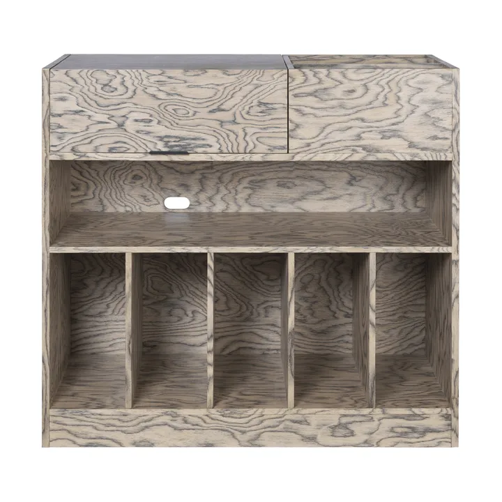 Cabri media cabinet - Grey, 86x45x81 cm - Ferm Living