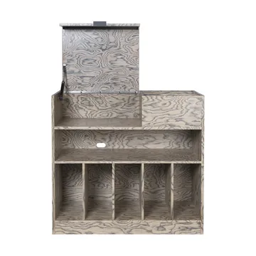 Cabri media cabinet - Grey, 86x45x81 cm - Ferm Living