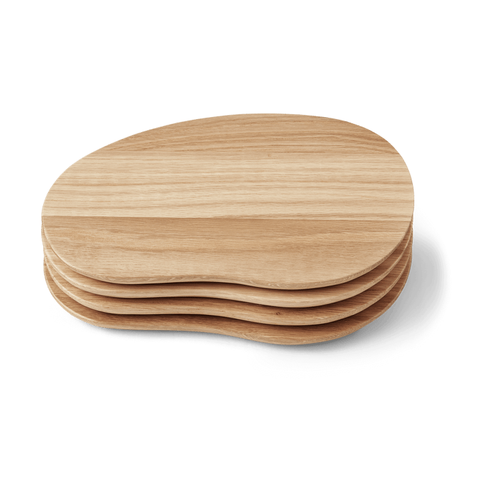 Cairn butter boards tray 4 pieces - Oak - Ferm Living