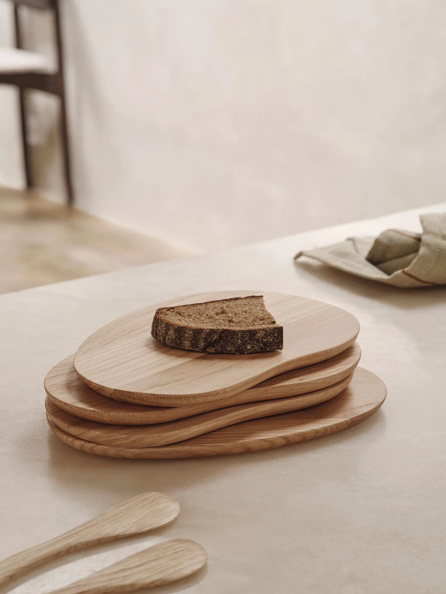 Cairn butter boards tray 4 pieces, Oak Ferm Living