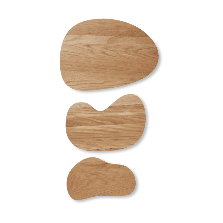 Cairn cutting board 3 pieces, Oak Ferm Living