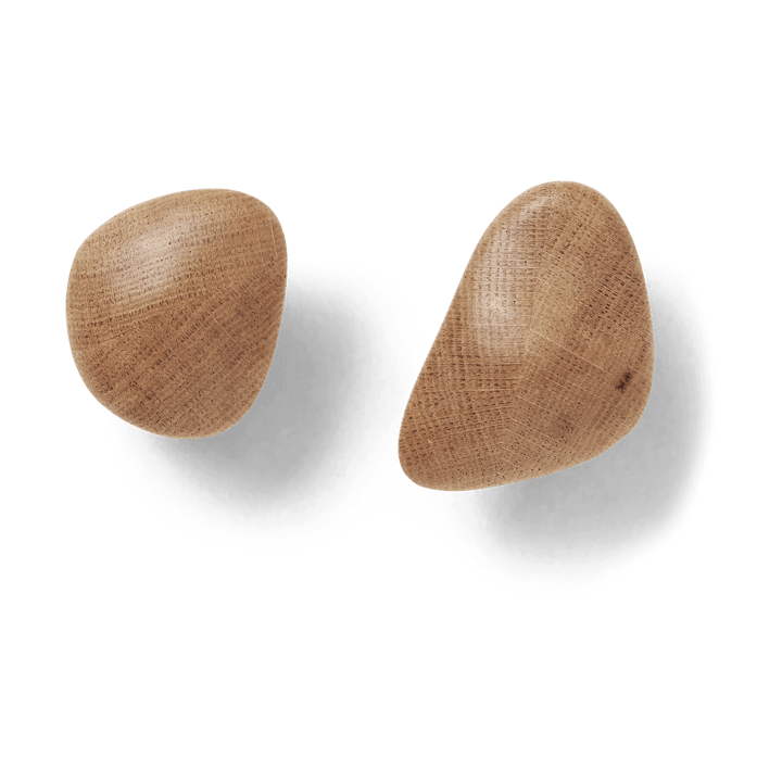 Cairn hook 2 pieces - Oak - Ferm Living
