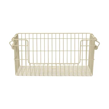 Cala stackable basket 2-pack - Cashmere, 28.7x18x13 cm - Ferm Living