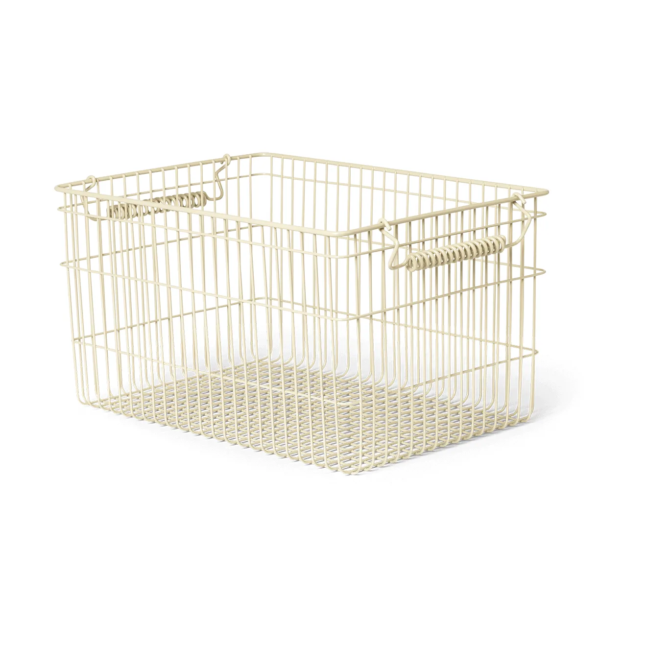 Cala stackable basket 2-pack, Cashmere, 36,2x26,2x20,2 cm Ferm Living