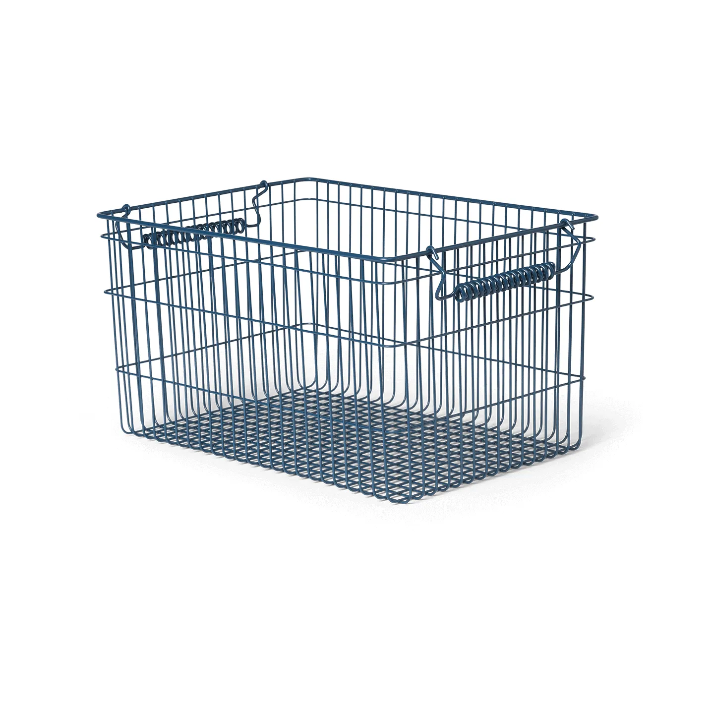 Cala stackable basket 2-pack, Dark blue, 36,2x26,2x20,2 cm Ferm Living