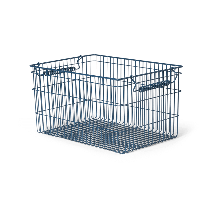 Cala stackable basket 2-pack, Dark blue Ferm Living