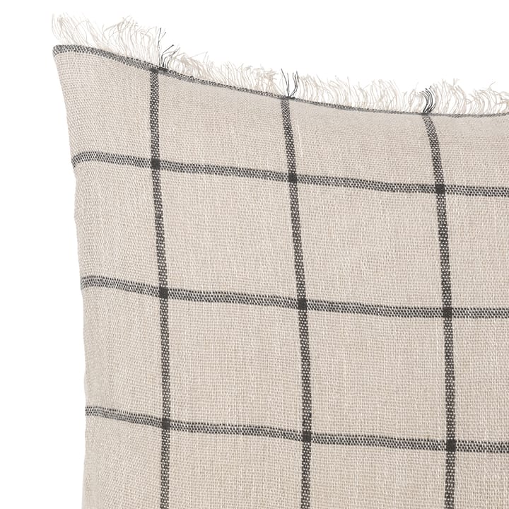 Calm cushion camel-black, 48x48 cm Ferm Living