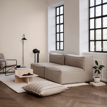 Calm cushion camel-black - 78x78 cm - Ferm Living