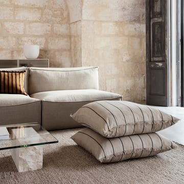 Calm cushion camel-black - 78x78 cm - Ferm Living