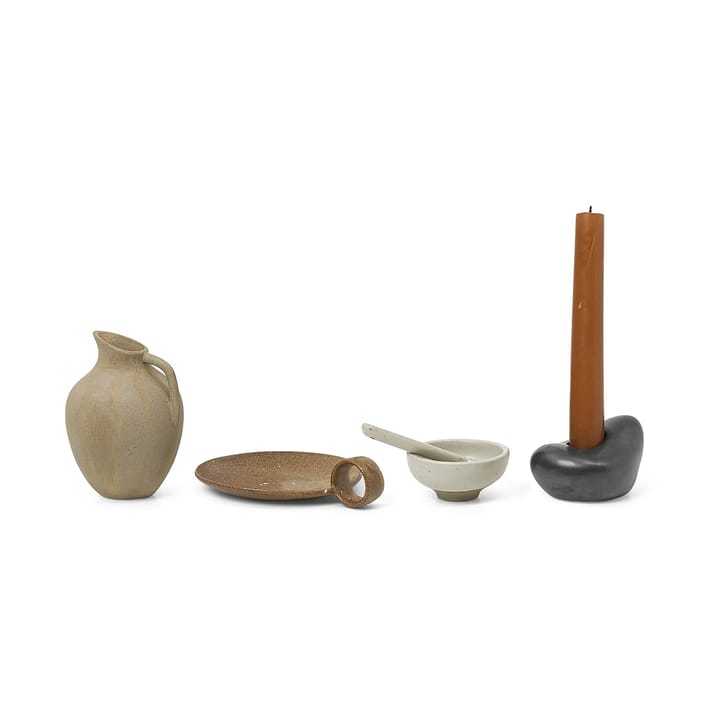 Ceramic Advent Gifts 4 Pieces, Multi Ferm Living