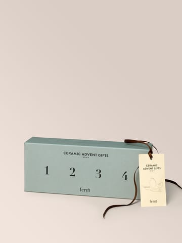 Ceramic Advent Gifts 4 Pieces - Multi - Ferm Living
