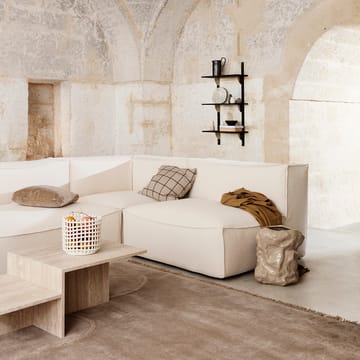 Ceramic braided basket Ø23.5 cm - off white - Ferm Living