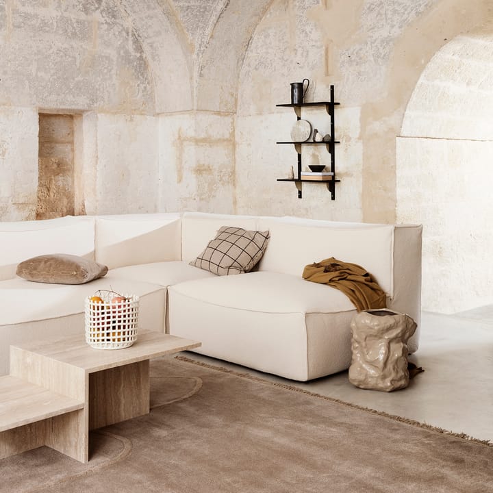 Ceramic braided basket Ø23.5 cm, off white Ferm Living