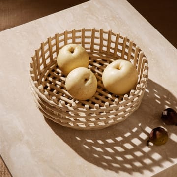 Ceramic braided bowl - cashmere - Ferm Living