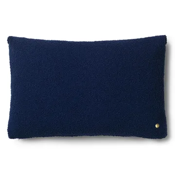 Clean cushion bouclé 40x60 cm - Deep Blue - Ferm Living