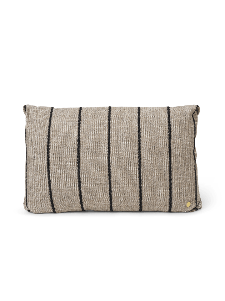 Clean pillow Pasadena 60x40 cm, Sand-black Ferm Living
