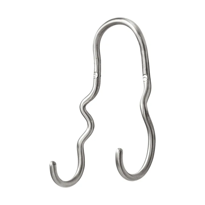 Curvature hook double - Stainless steel - Ferm Living