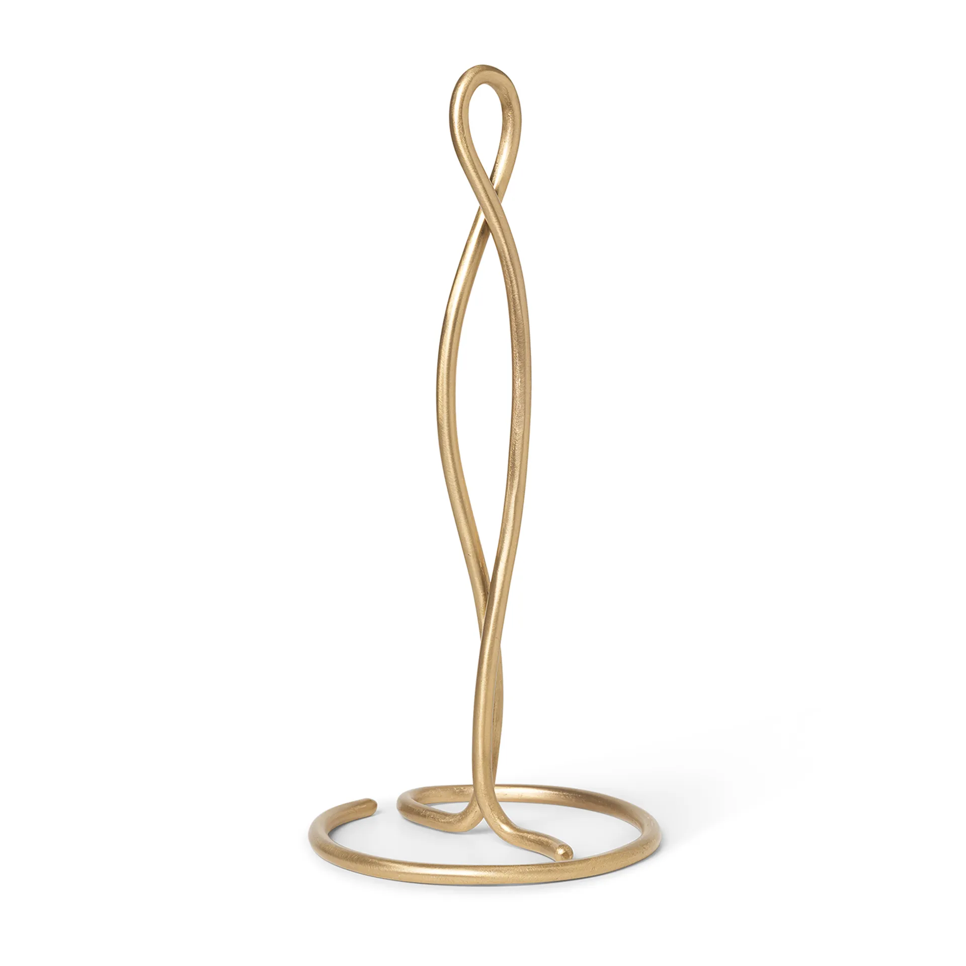 Curvature kitchen paper holder , brass Ferm Living