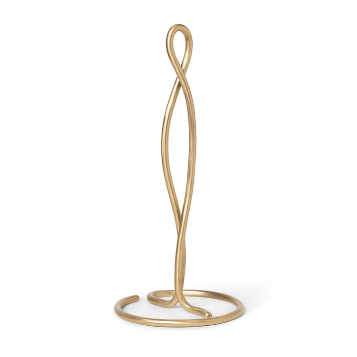 Curvature kitchen paper holder  - brass - Ferm Living