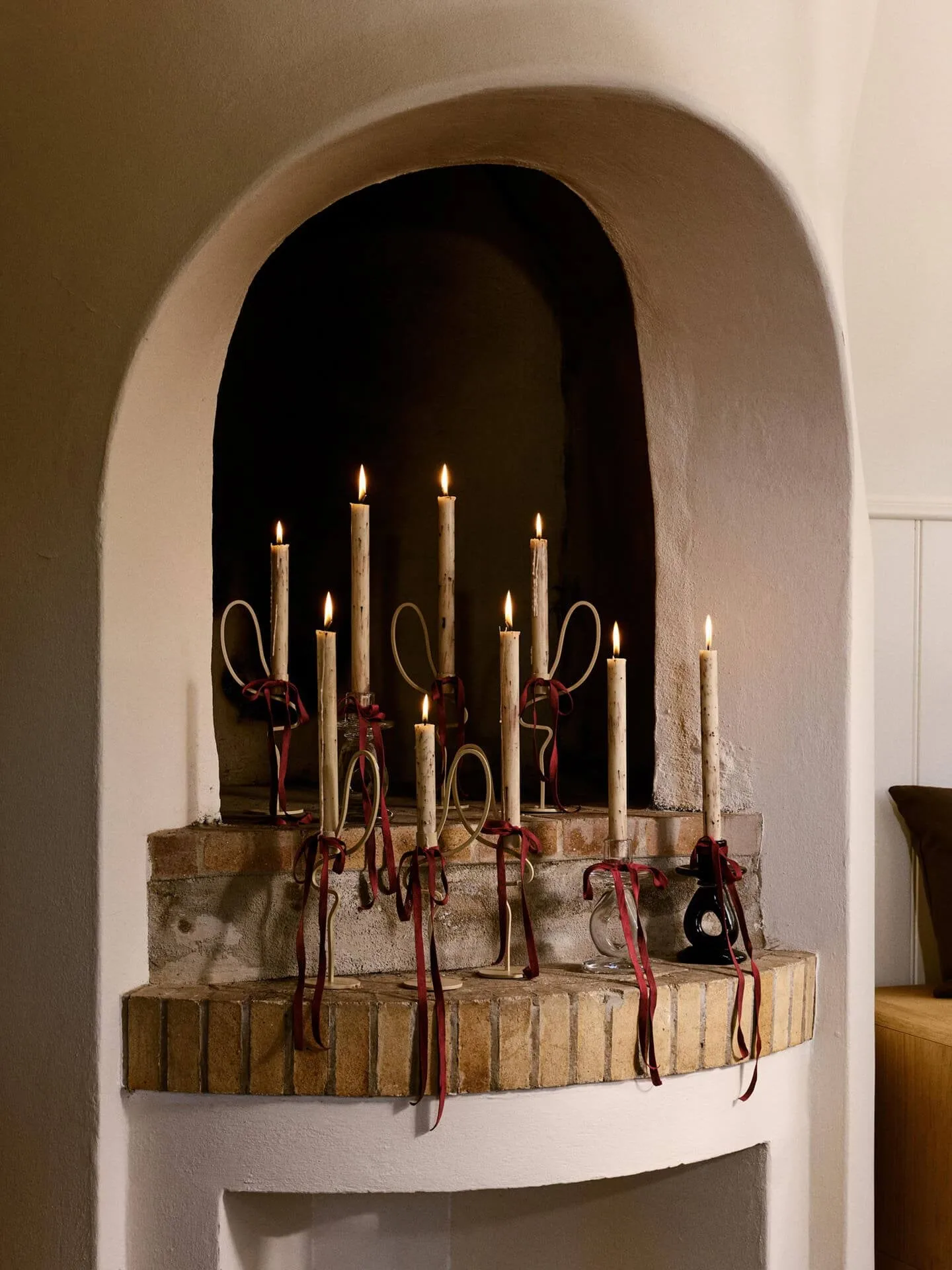 Damo candle holder 16 cm, Clear Ferm Living