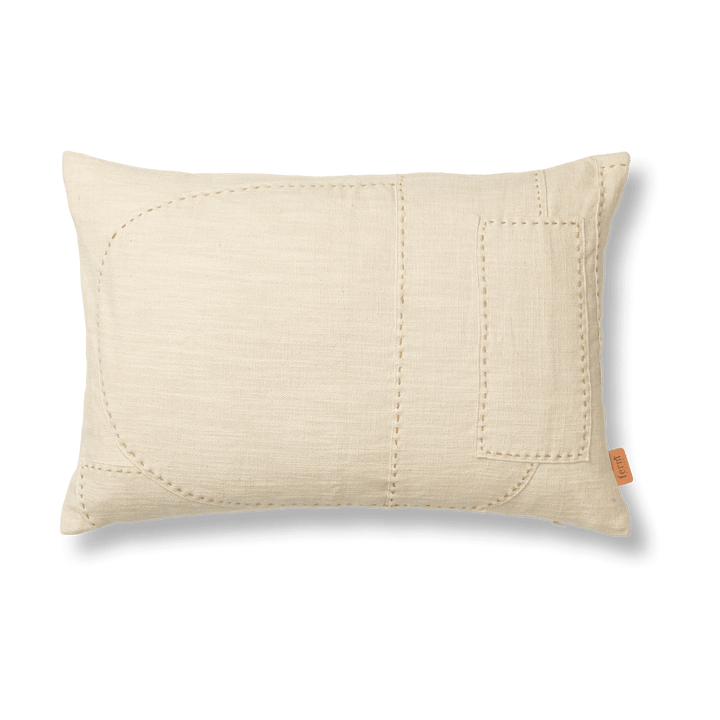 Darn cushion cover 40x60 cm - Natural - Ferm Living