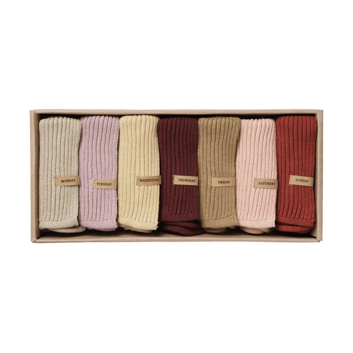 Day cloth 7-pack 26x26 cm - Vivid - Ferm Living