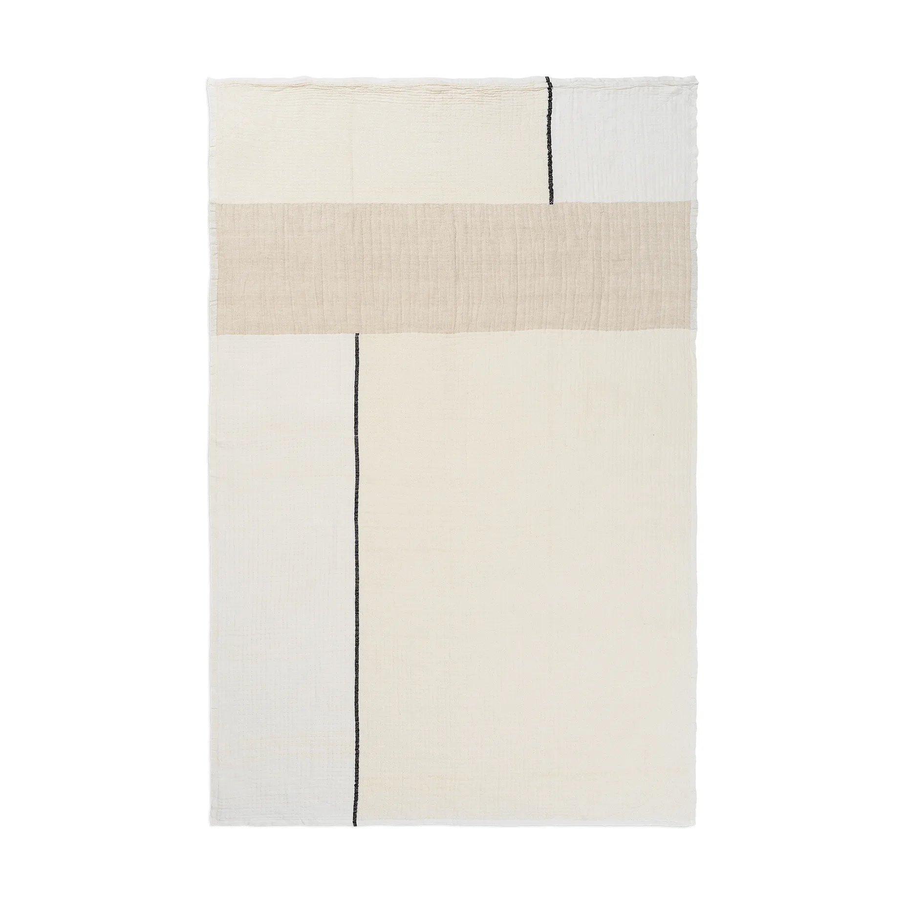 Dela blanket 120x170 cm, Natural-Off-white Ferm Living